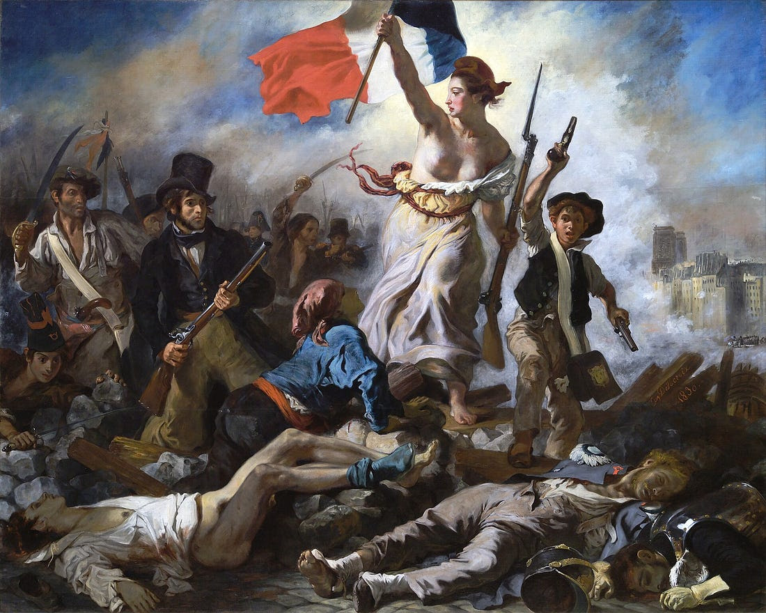 The nudity of Liberty Leading the People